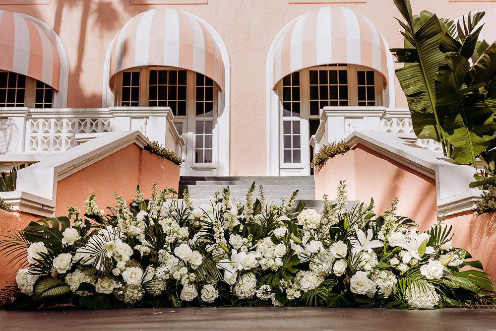 don cesar wedding courtyeard st pete florida