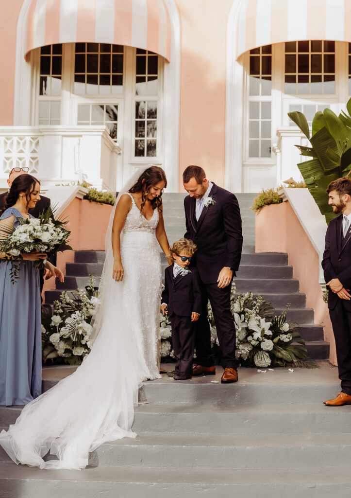 wedding ceremony photos at the don cesar in st pete florida