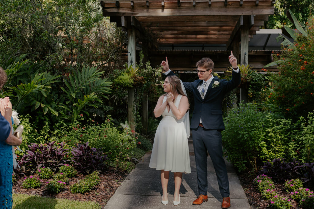 elopement vs intimate wedding tampa photographer documenting a couple getting married